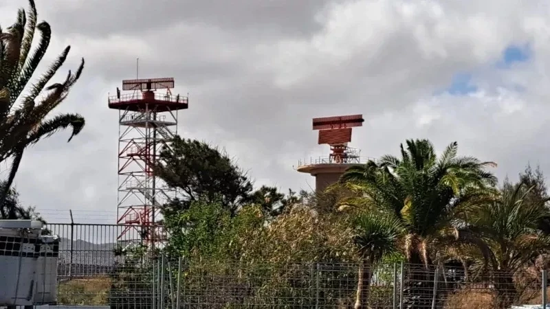 El radar primario tridimensional del aeropuerto de Gran Canaria
